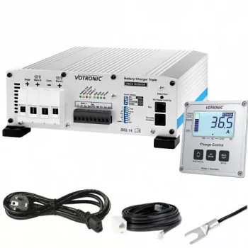 votronic VBCS Triple Ladewander Laderegler Batterielader mit display