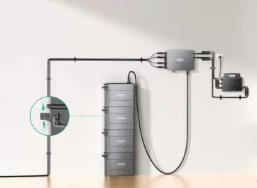 Wandmontage - Zendure SolarFlow AB2000 Erweiterungsbatterie 1920Wh LiFePO4