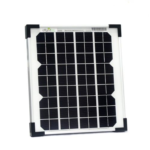 10W Solarmodul 12V monokristallin Solarpanel