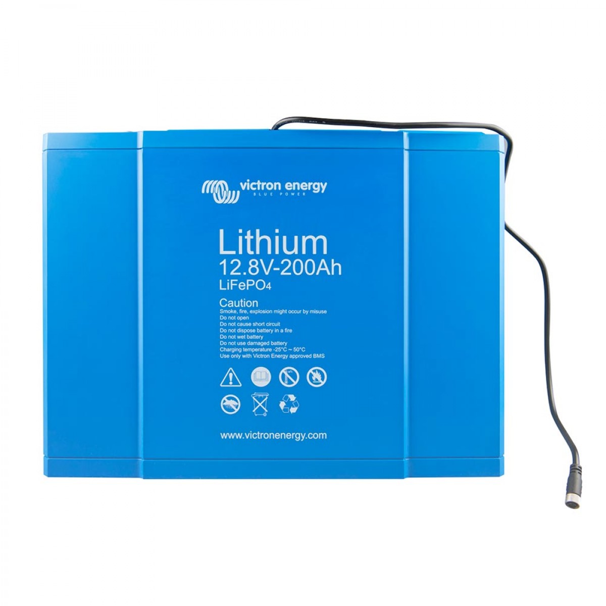 200Ah Lithium-Akku Victron 12,8V BMS LiFePo4