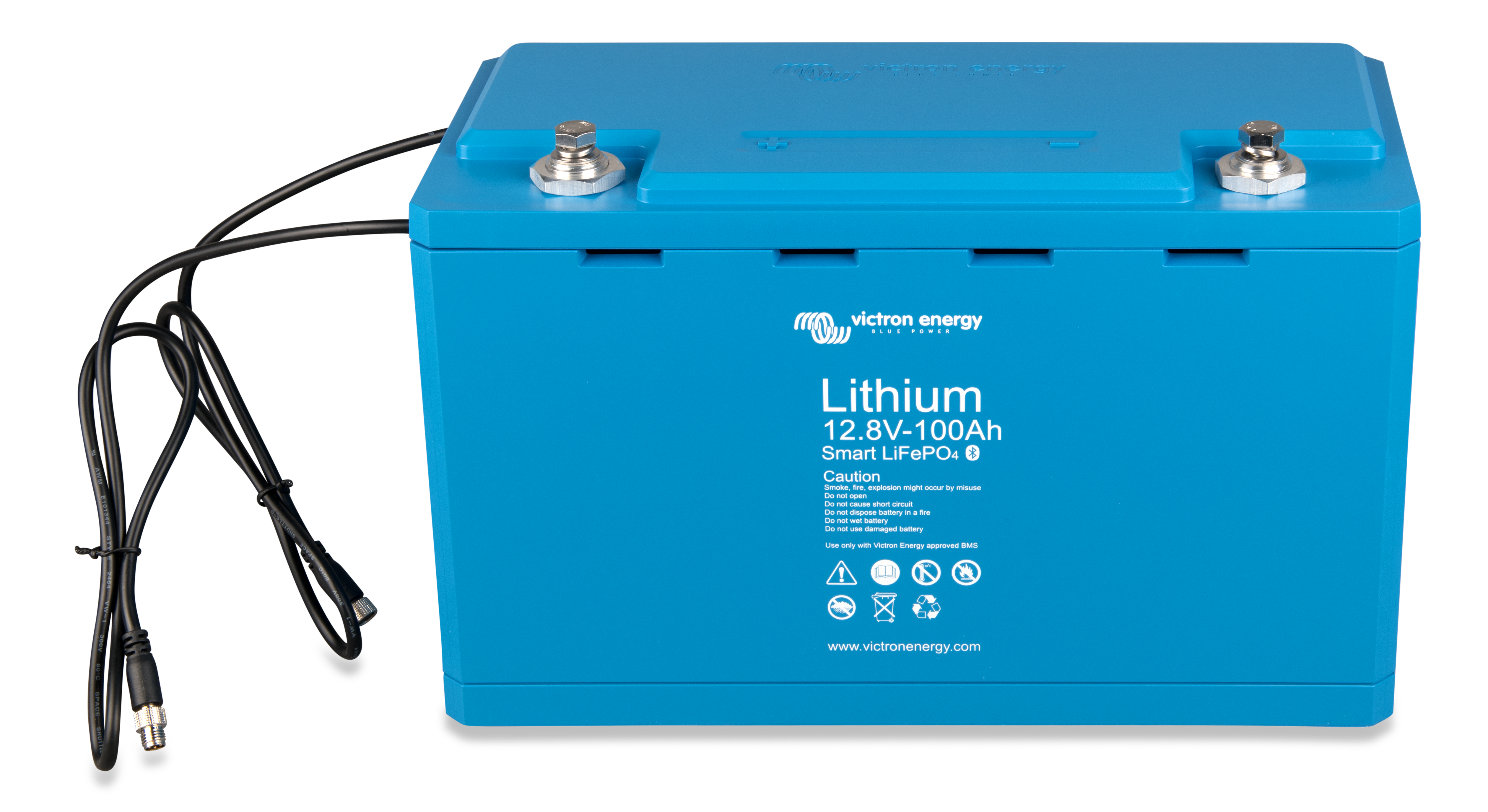Q-Batteries Lithium Akku 12-100S 12,8V 100Ah 1280Wh LiFePO4 Batterie mit  Bluetooth, Versorgungsbatterie, Caravan, Batterien für