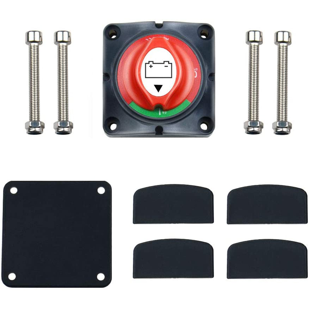 Batterie-Hauptschalter 1-2-beid-aus - Spurtar Batterietrennschalter  Autobatterie-Hauptschalter Batterieschalter 12v 24v 48v 275a