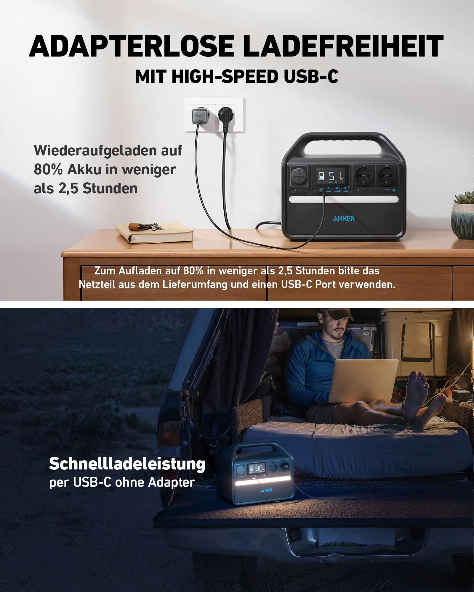 Anker Zigarettenanzünder USB Ladegerät