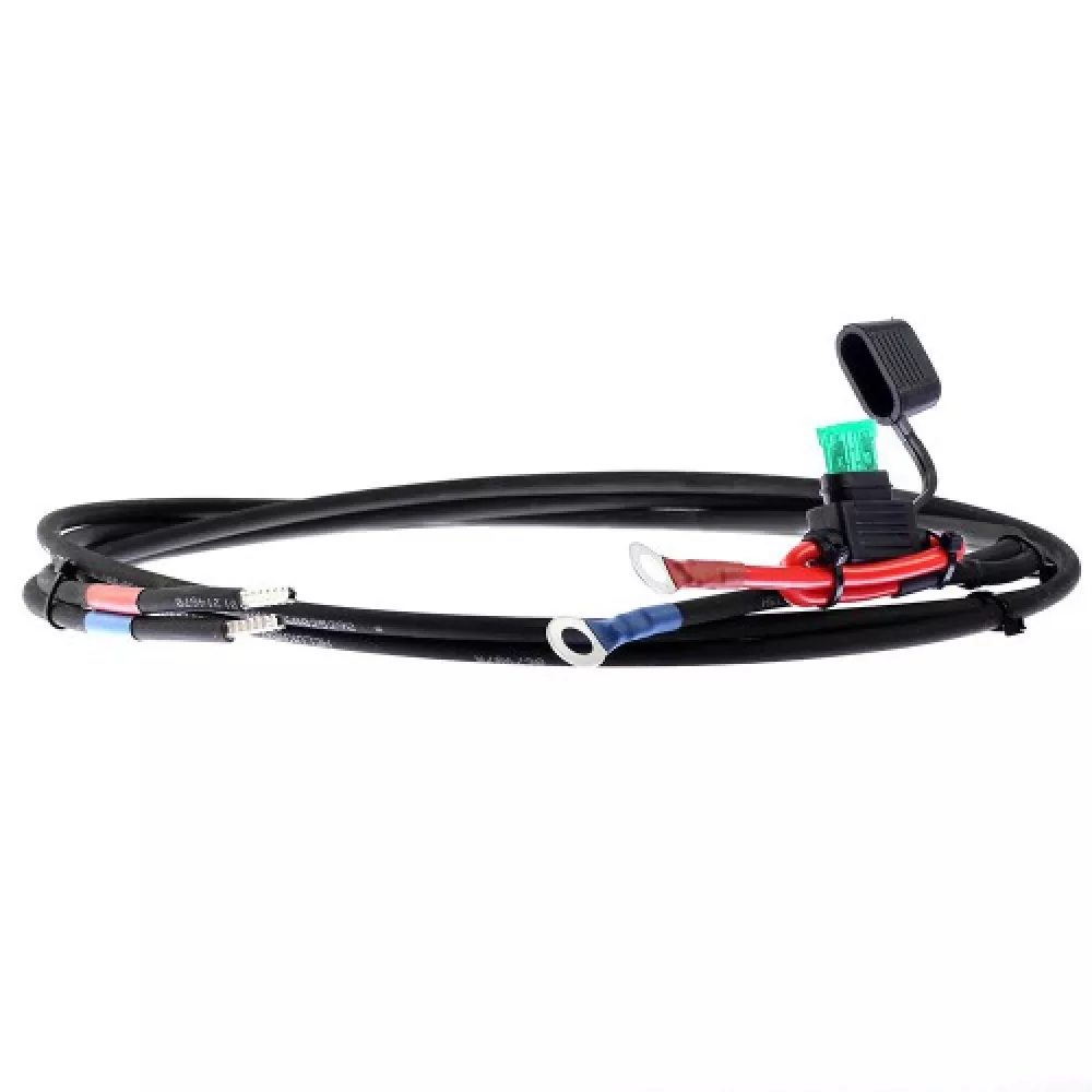 1,5m Batteriekabel 10mm² mit Sicherung M8-Ringkabelschuh