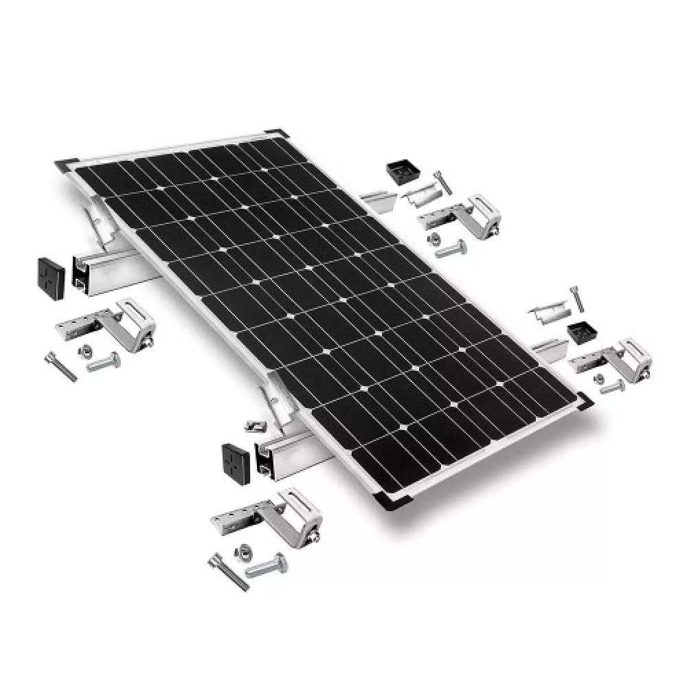 Montage-Set für Ziegeldächer für 1 Solarmodul