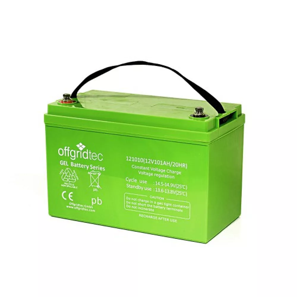 100Ah Gel-Akku 12V Offgridtec C20 Gelbatterie 100Ah Gel-Akku 12V Offgridtec C20 Gelbatterie