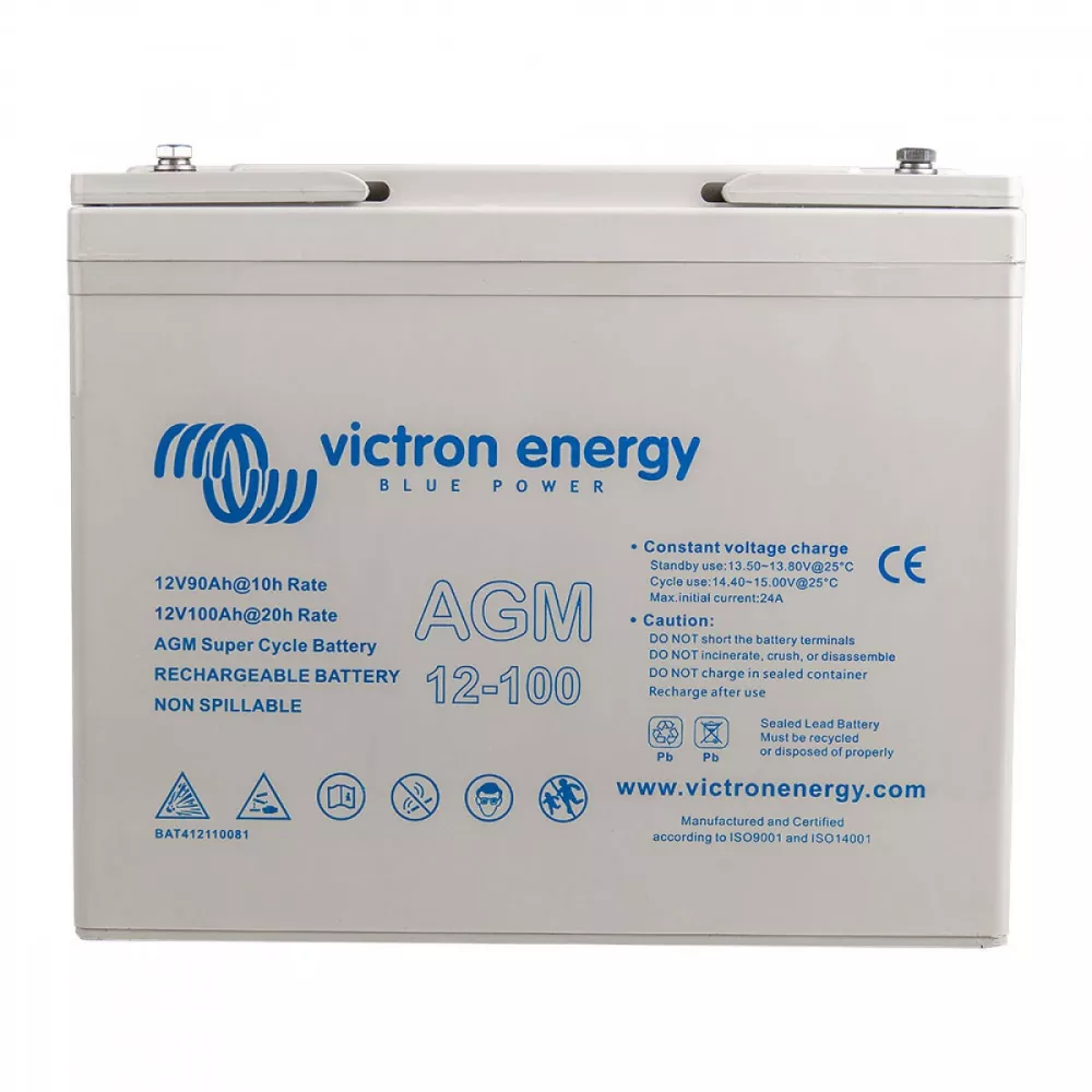 100Ah Victron AGM 12V Super Cycle Batterie C20