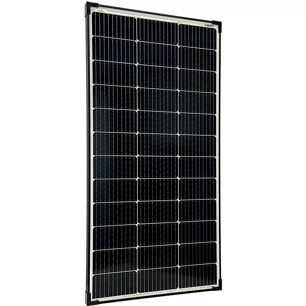 Solarmodul 100 Watt 12 Volt mono black frame v2