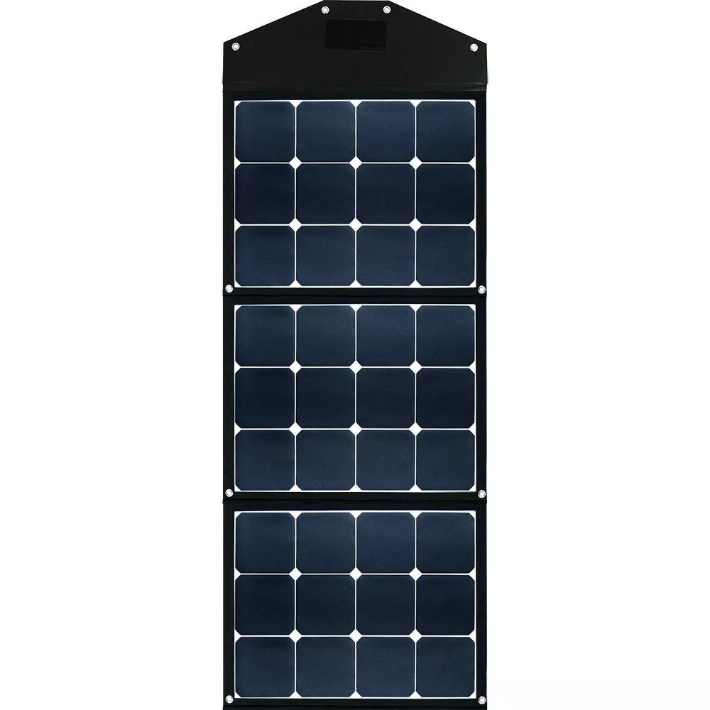 Faltbares 36V Solarmodul 120 Watt FSP-2 ausgeklappt