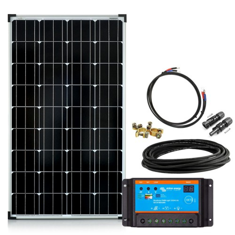 130W 12V Solar Garten-Set Basic Bausatz komplett 130W 12V Solar Garten-Set Basic Bausatz komplett