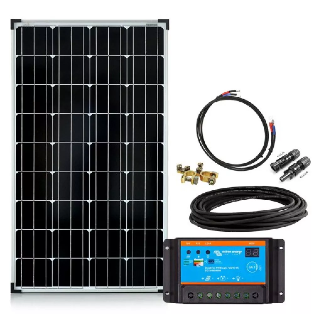130W 12V Solar Garten-Set Basic Bausatz komplett 130W 12V Solar Garten-Set Basic Bausatz komplett