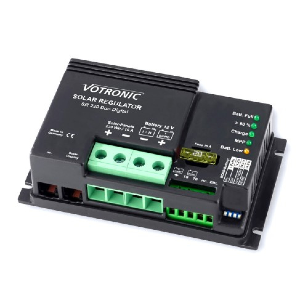 14A 12V PWM Solarladeregler Duo Digital SR 220 Votronic 14A 12V PWM Solarladeregler Duo Digital SR 220 Votronic