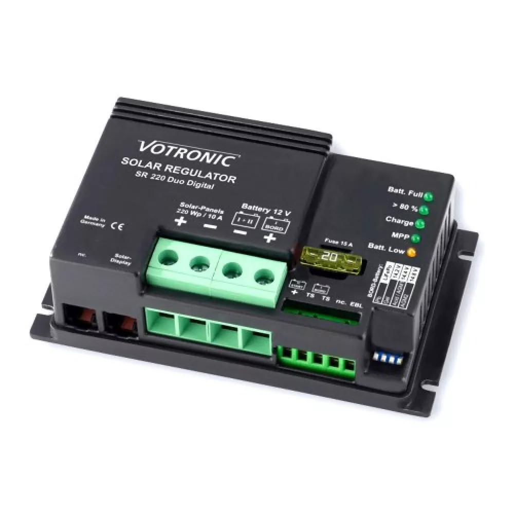 14A 12V PWM Solarladeregler Duo Digital SR 220 Votronic 14A 12V PWM Solarladeregler Duo Digital SR 220 Votronic