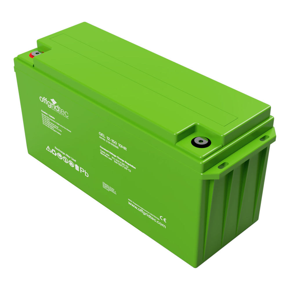 150Ah Gel-Akku 12V Offgridtec C10 Gelbatterie 150Ah Gel-Akku 12V Offgridtec C10 Gelbatterie