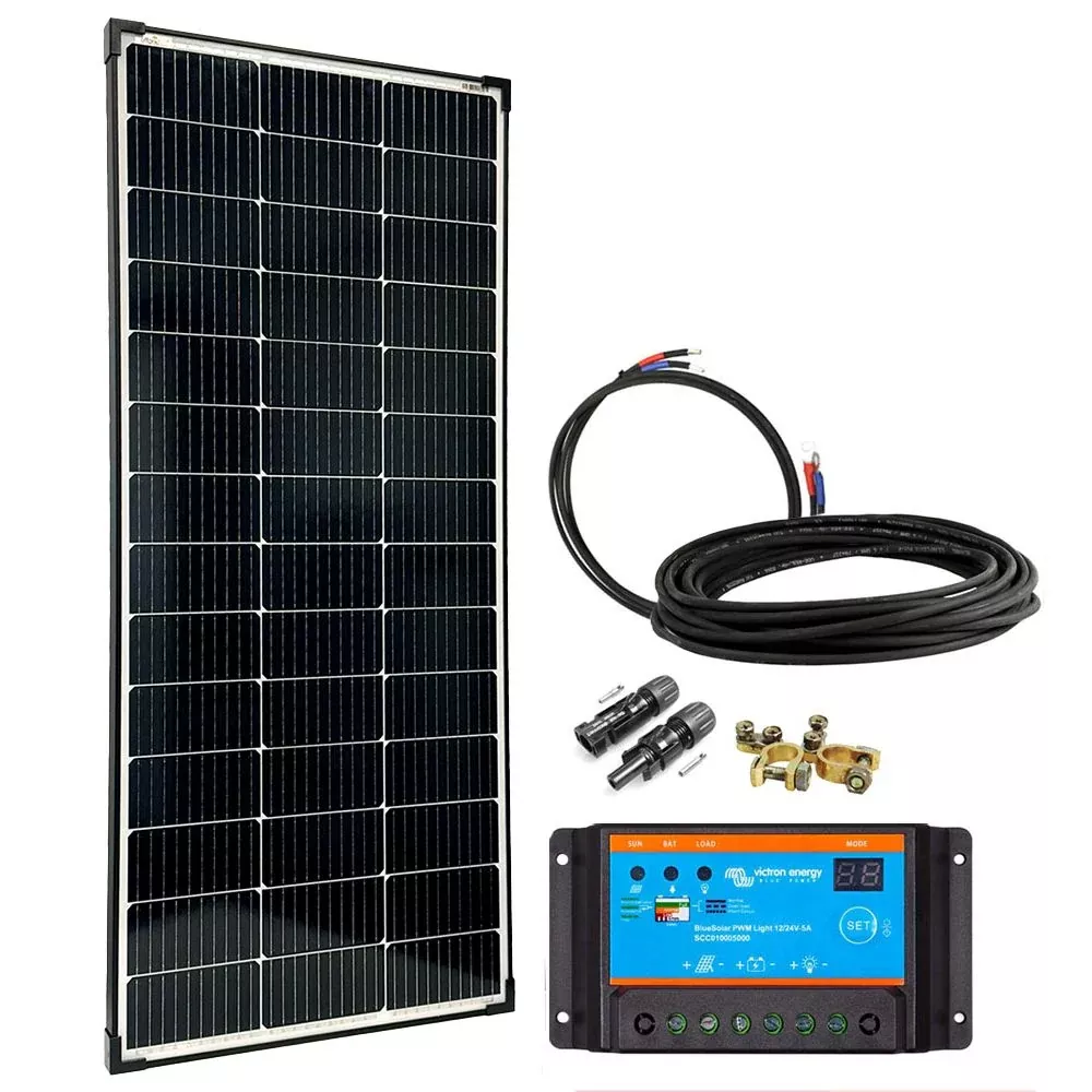 150W 12V Solar Garten-Set Basic Bausatz komplett 150W 12V Solar Garten-Set Basic Bausatz komplett