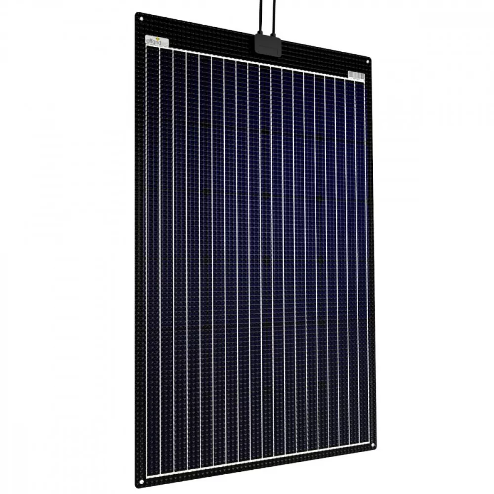 160W 12V Semiflexibles Solarmodul ETFE-ALU seewasserfest