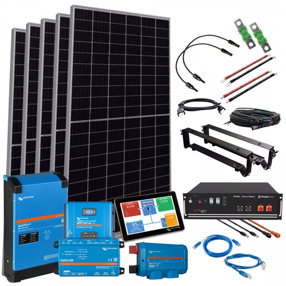1650Wp USV Solaranlage HomePremium S mit 3,5kWh LiFePo4-Speicher