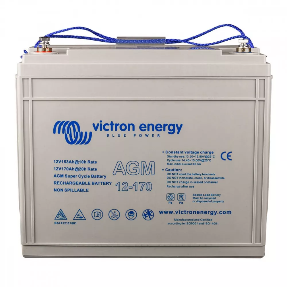 170Ah Victron AGM 12V Super Cycle Batterie C20 170Ah Victron AGM 12V Super Cycle Batterie C20