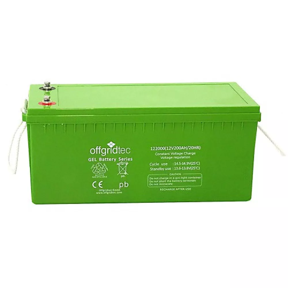 200Ah Gel-Akku 12V Offgridtec C10 Gelbatterie 200Ah Gel-Akku 12V Offgridtec C10 Gelbatterie
