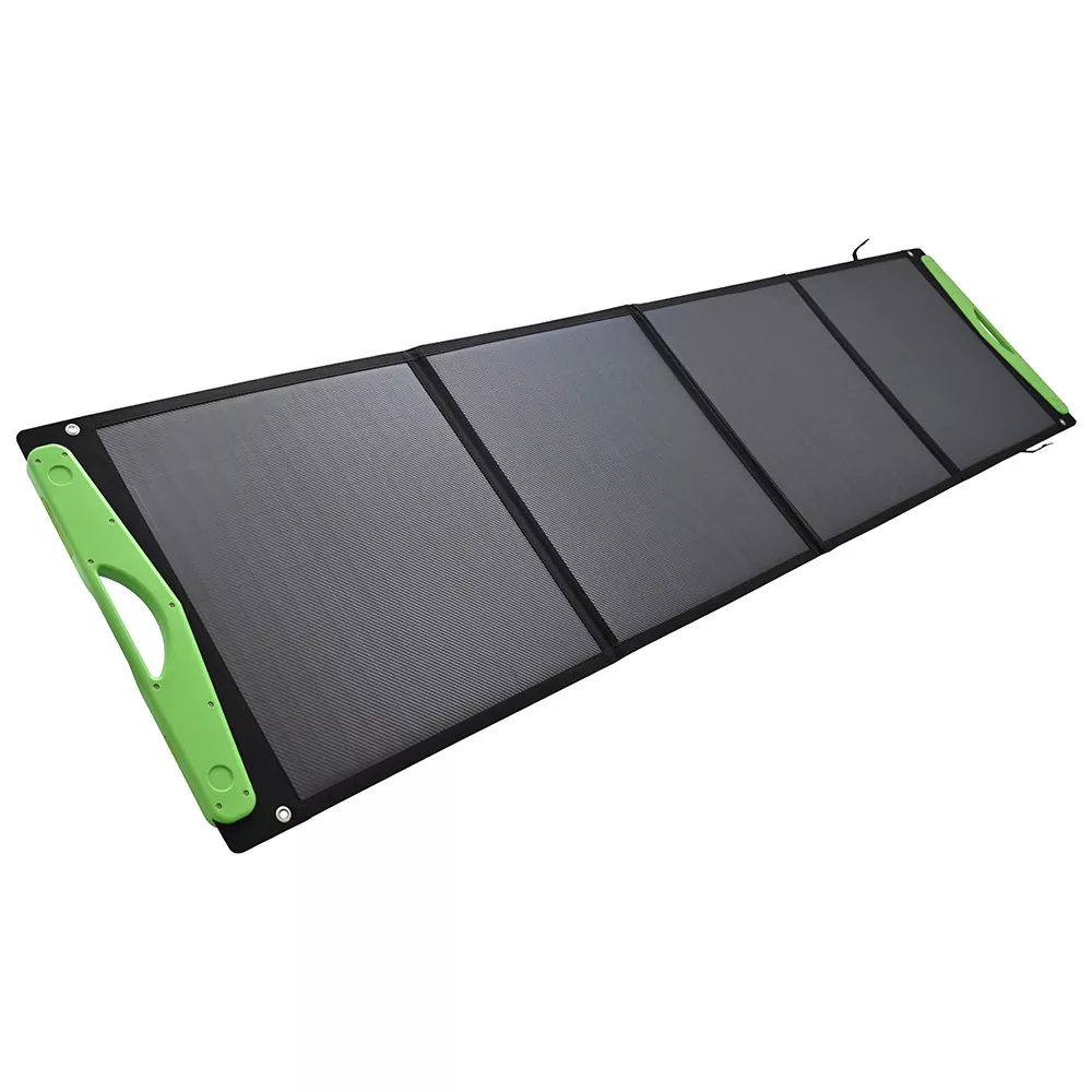 200W 12V Hardcase Solar-Faltmodul Solartasche mit USB-Ladebuchse 2x