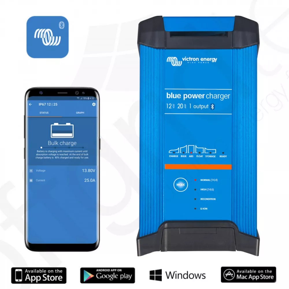 Victron Blue Smart Power Charger 20A 12V Batterieladegerät Victron Blue Smart Power Charger 20A 12V Batterieladegerät