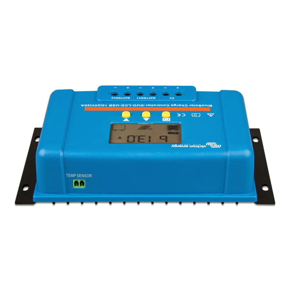 20A PWM Solar Laderegler Victron BlueSolar PWM DUO-LCD USB 12V 24V - Lieferumfang