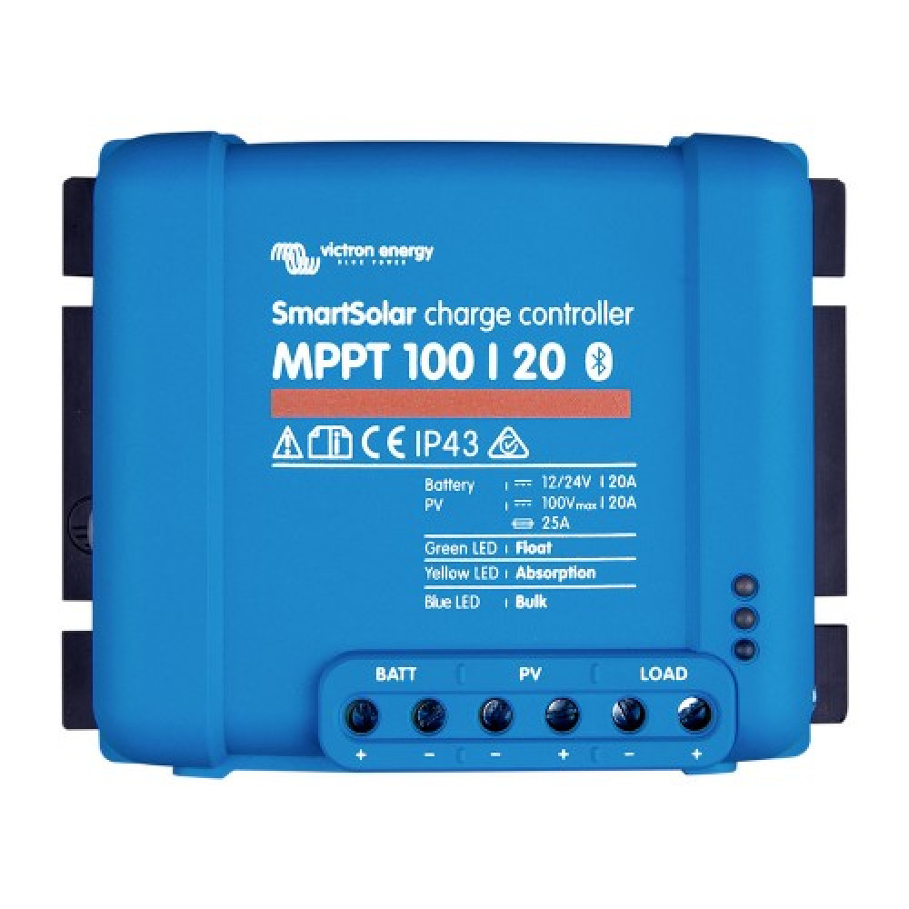 20A MPPT Solar Laderegler Victron SmartSolar 100/2048 12V 24V 48V