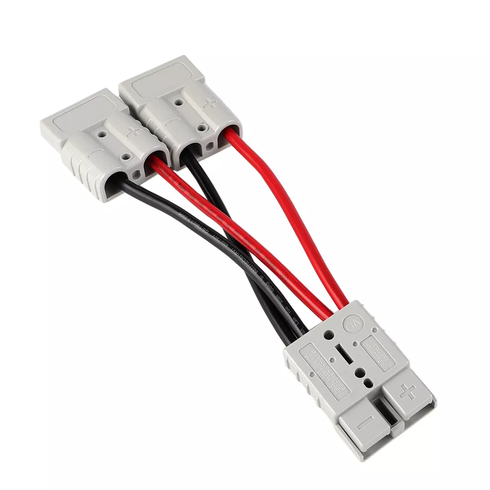 20cm Y-Verbinder Adapterkabel Anderson-Stecker zur Parallelverbindung von 2 FSP-Faltmodulen oder Solarkoffern