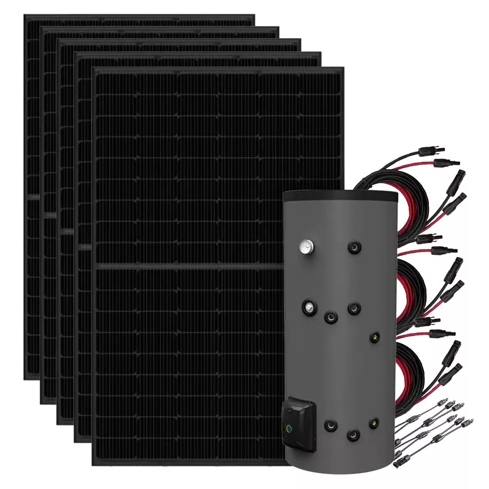 2,25 kWp Solaranlage mit 200L Fothermo Boiler zur Warmwasserbereitung 2,25 kWp Solaranlage mit 200L Fothermo Boiler zur Warmwasserbereitung