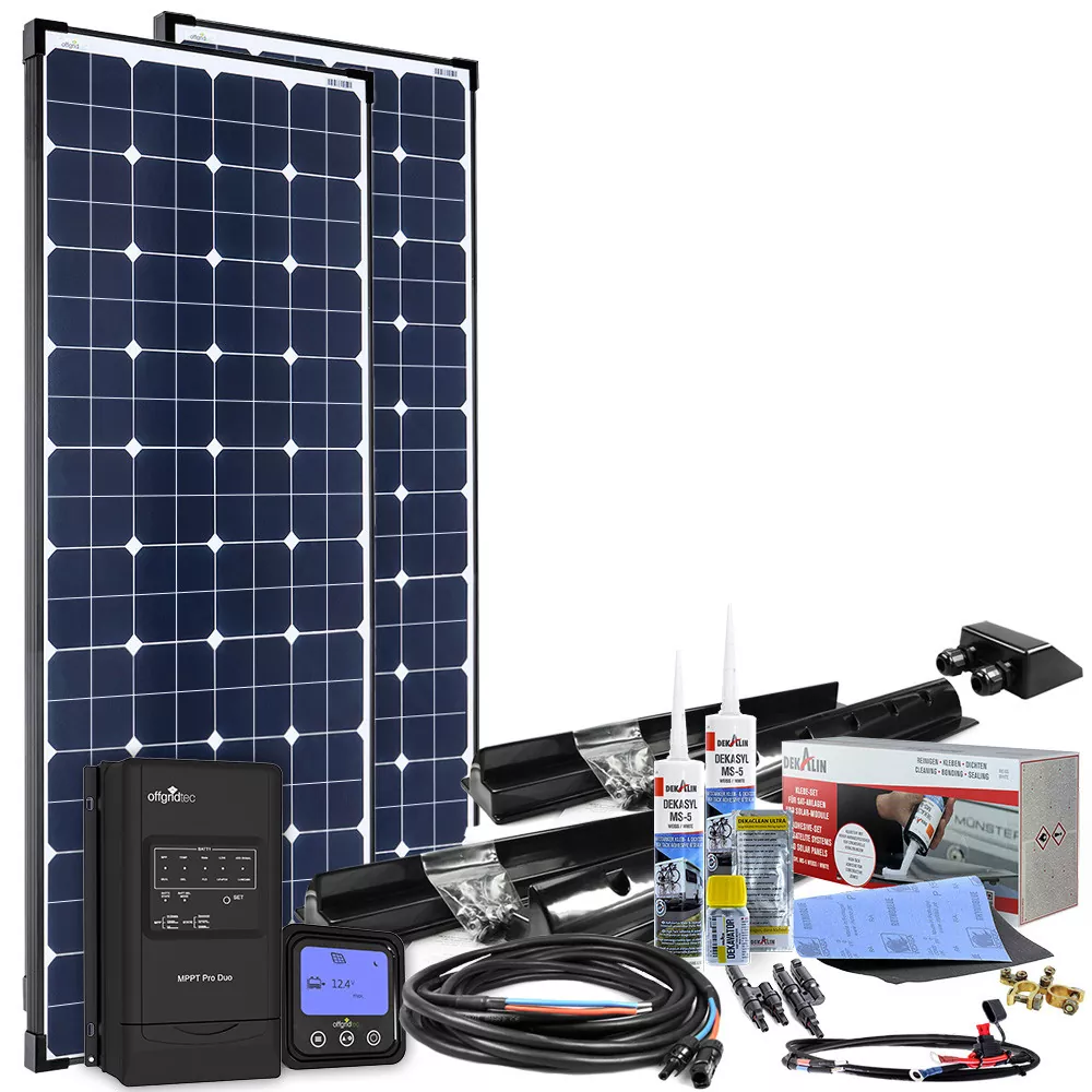 300W 12V Solar Wohnmobil Solaranlage back contact SPR
