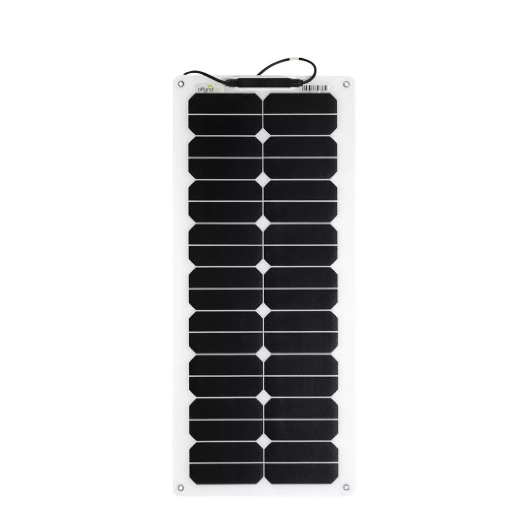 35W ETFE SPR Marine Solarmodul flexibel 12V gebogen