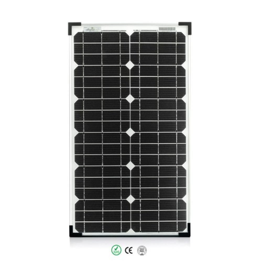 30 Watt Solarmodul monokristallin 12V 30 Watt Solarmodul monokristallin 12V