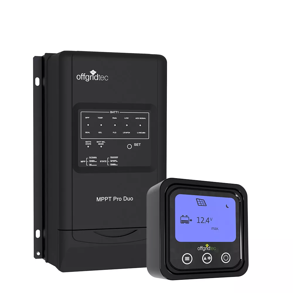 Duo Laderegler MPPT mit ext. LCD Display Duo Laderegler MPPT mit ext. LCD Display