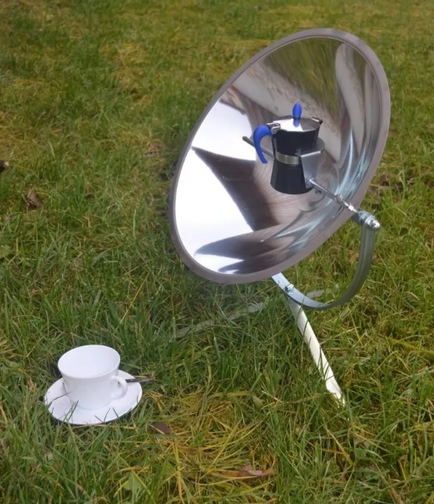 Solarkocher CafeSol im Set - Solar-Espresso im Freien Solarkocher CafeSol im Set - Solar-Espresso im Freien