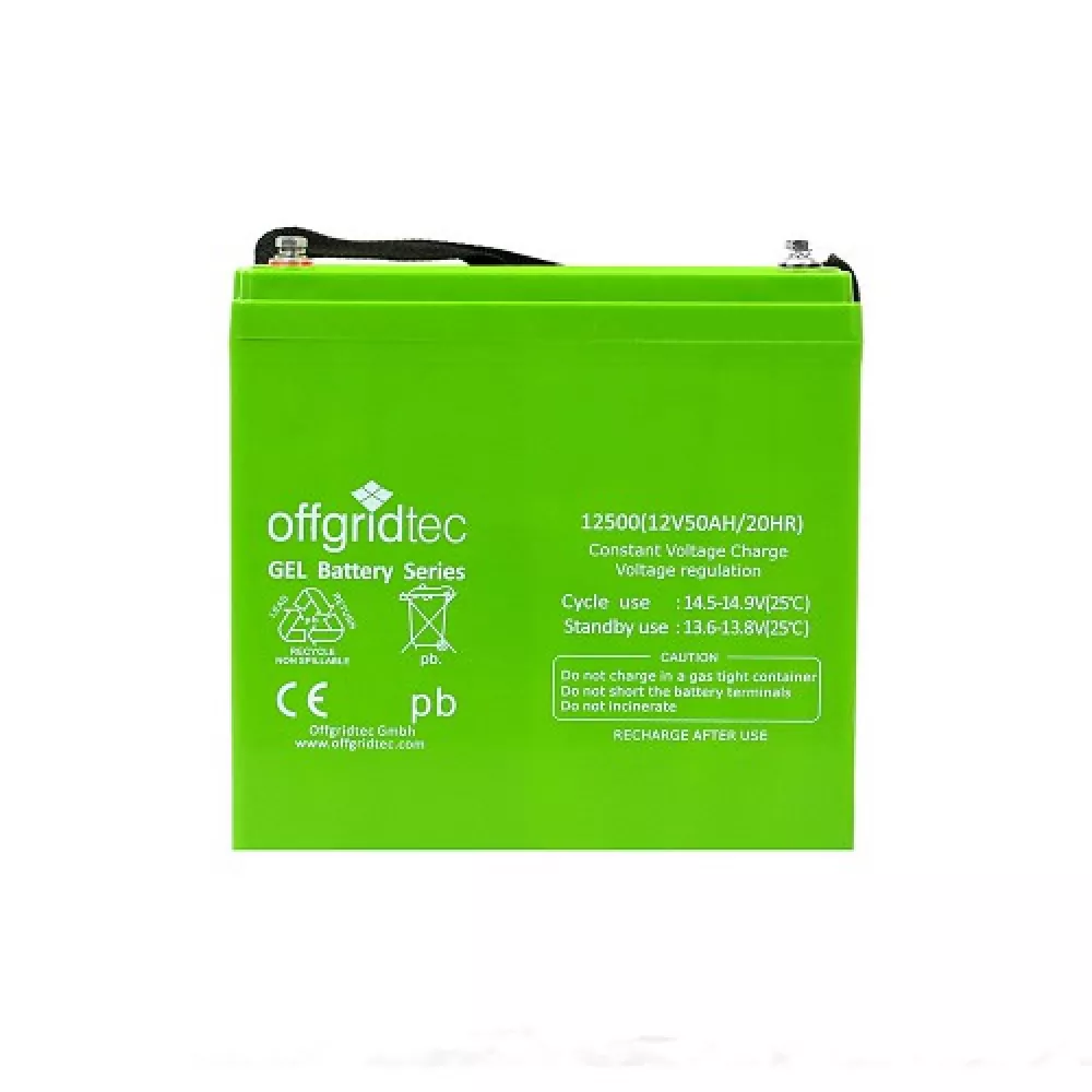 50Ah 12V Gelbatterie Offgridtec