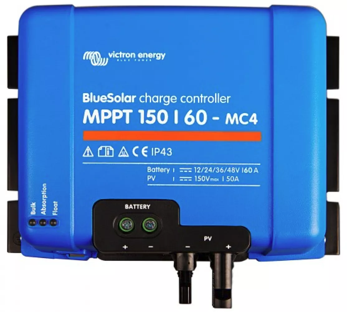 Victron BlueSolar MPPT 150/60-MC4 12V 24V 48V 60A Solar-Laderegler Victron BlueSolar MPPT 150/60-MC4 12V 24V 48V 60A Solar-Laderegler