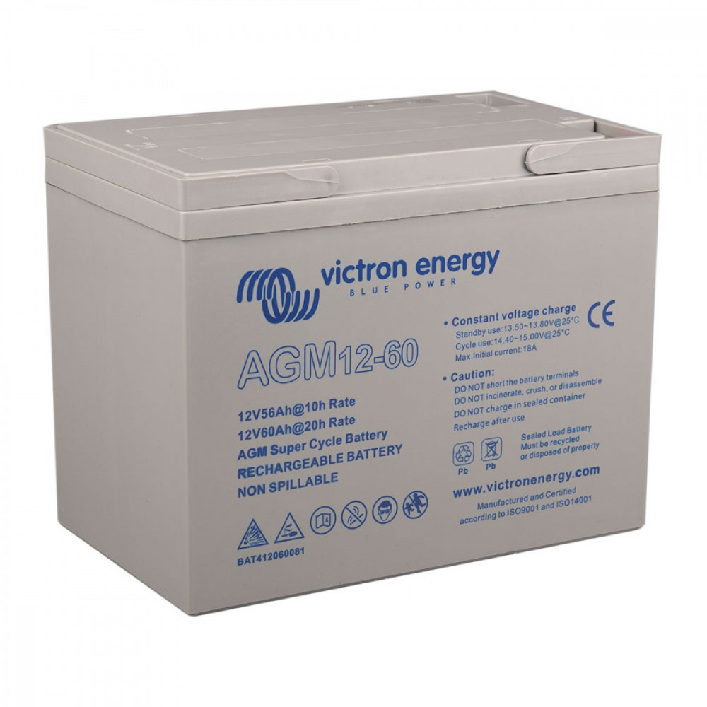 60Ah Victron AGM 12V Super Cycle Akku C20 60Ah Victron AGM 12V Super Cycle Akku C20