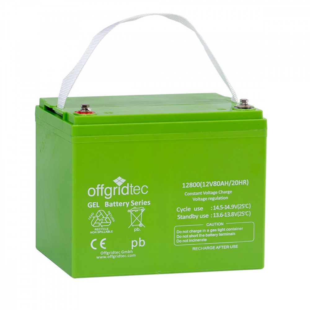 80Ah Gelbatterie Solarakku 12V 80Ah Gelbatterie Solarakku 12V