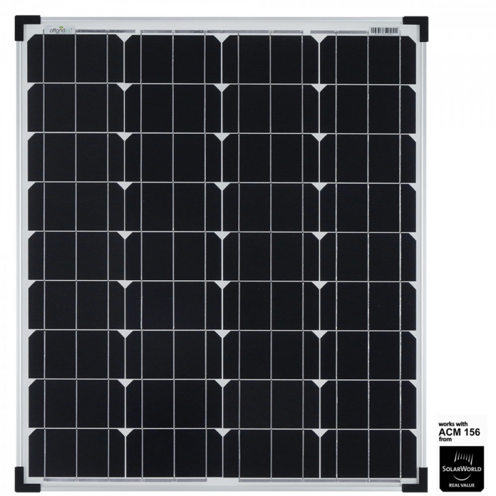 80 Watt Solarmodul monokristallin 12V 80 Watt Solarmodul monokristallin 12V