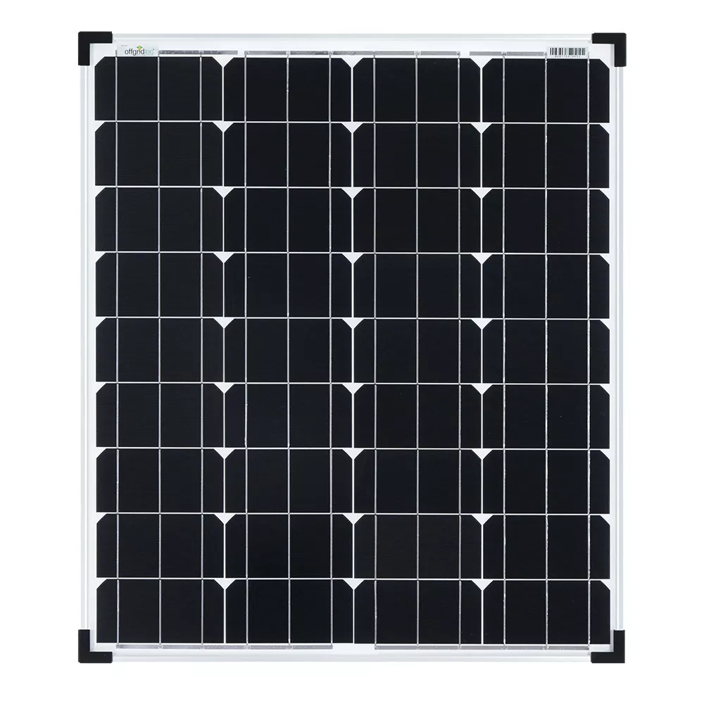 80W Solarmodul 12V monokristallin Solarpanel