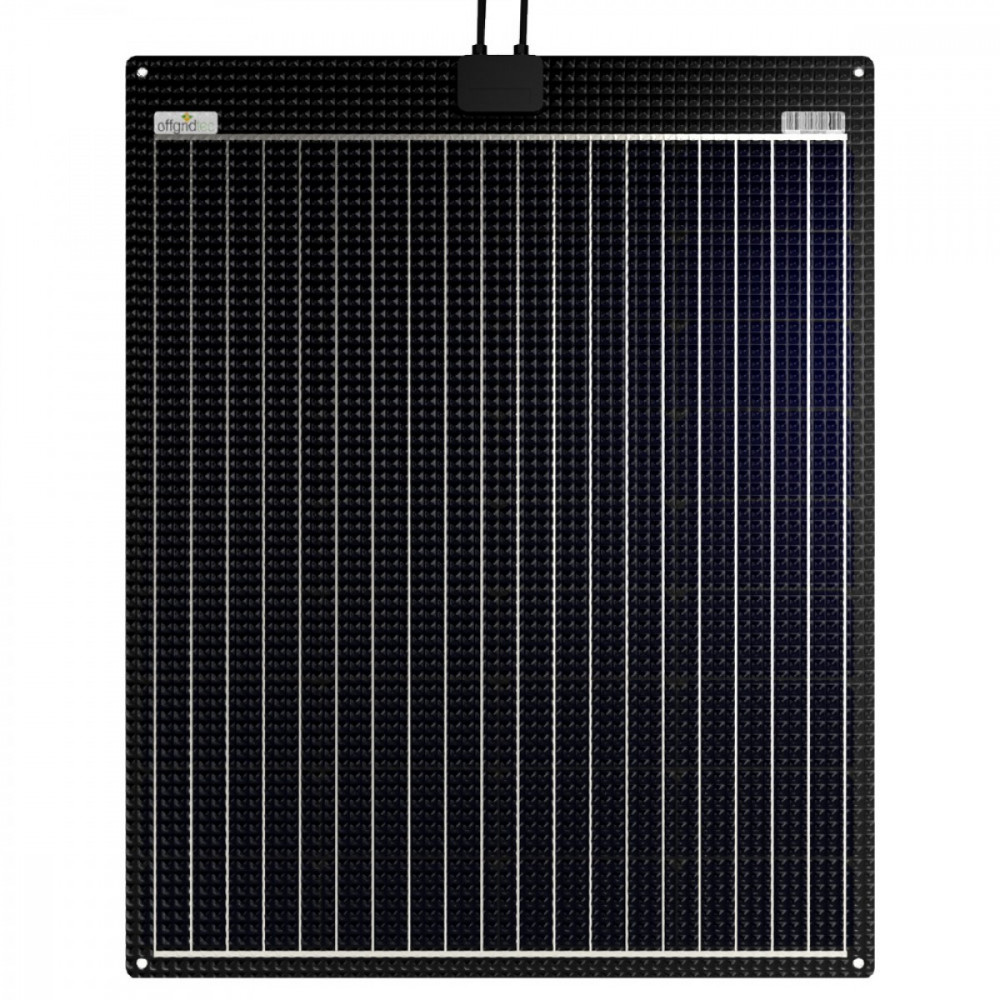 Semiflexibles12V Solarpanel Alu ETFE seewasserfest 100 Watt Semiflexibles12V Solarpanel Alu ETFE seewasserfest 100 Watt
