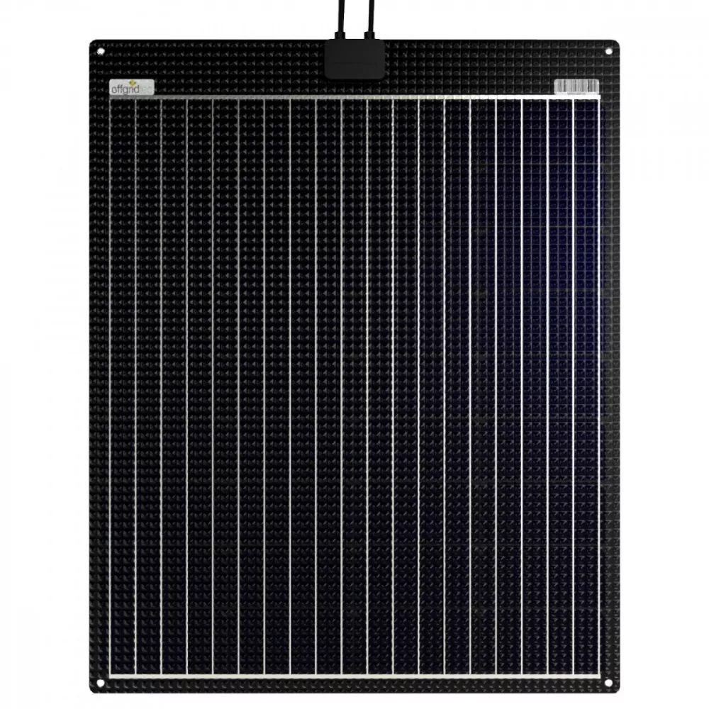 Semiflexibles12V Solarpanel Alu ETFE seewasserfest 100 Watt