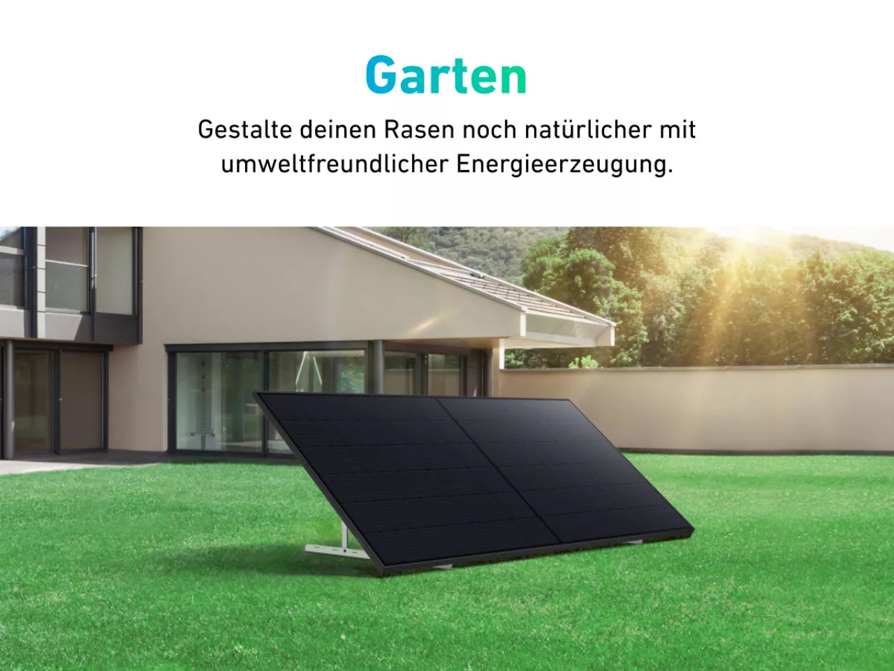 1080W Anker Solix Balkonkraftwerk RS50B, MI80 Wechselrichter, Bodenhalterung 1080W Anker Solix Balkonkraftwerk RS50B, MI80 Wechselrichter, Bodenhalterung