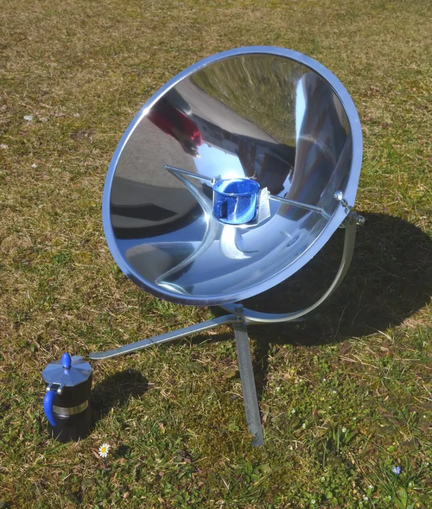 90 Watt Solarkocher CafeSol im Set - Solar-Espresso 90 Watt Solarkocher CafeSol im Set - Solar-Espresso