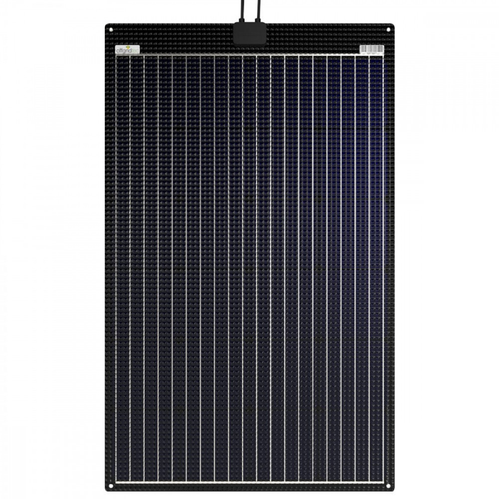 flexibels 12V Solarpanel Alu ETFE seewasserfest 120 Watt