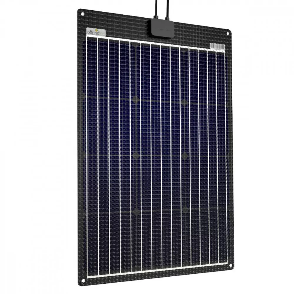 60W ETFE-Alu Solarpanel v2 18V v2 semiflexibel