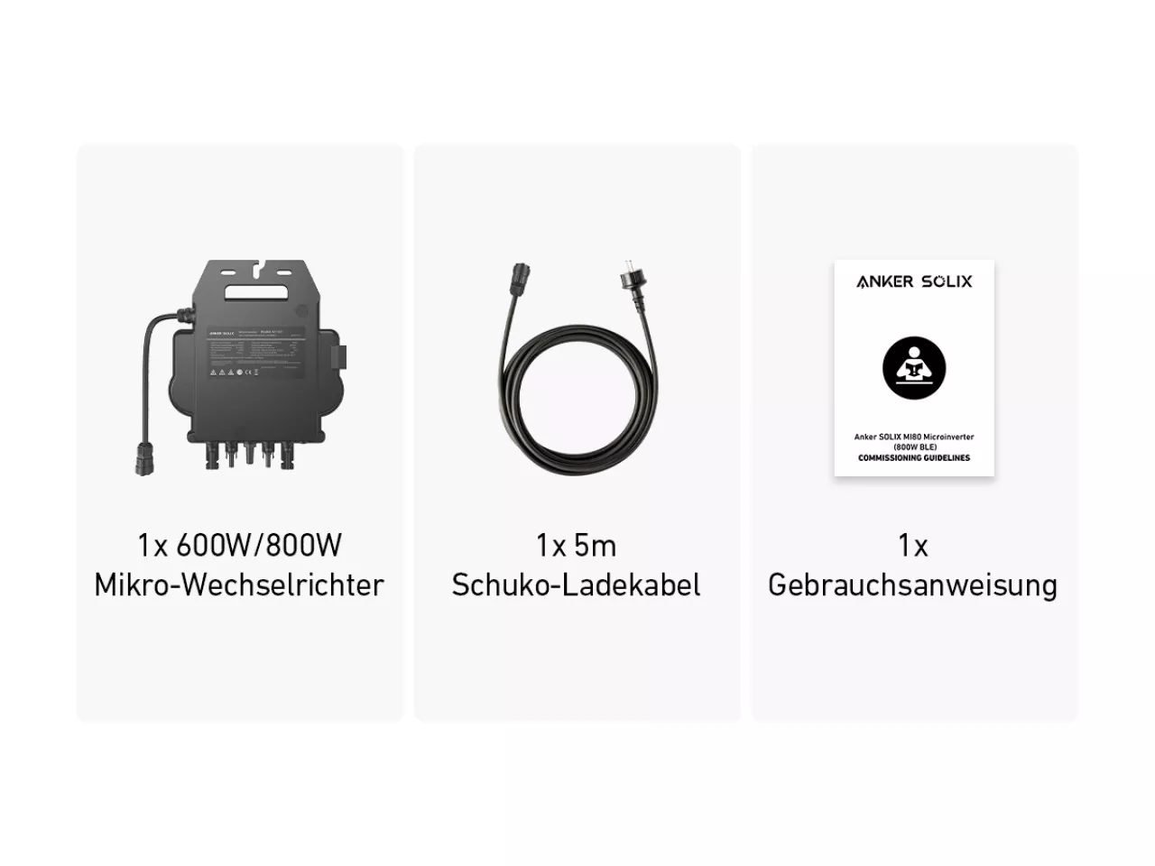 Anker SOLIX Solarbank E1600 Solarstromspeicher mit MI80 Mikroinverter Anker SOLIX Solarbank E1600 Solarstromspeicher mit MI80 Mikroinverter