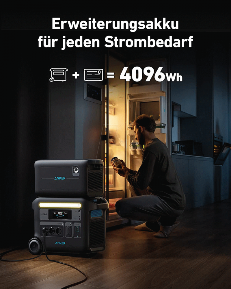 Anker Powerhouse 767 2048Wh - 2300W LiFePO4-Powerstation Anker Powerhouse 767 2048Wh - 2300W LiFePO4-Powerstation