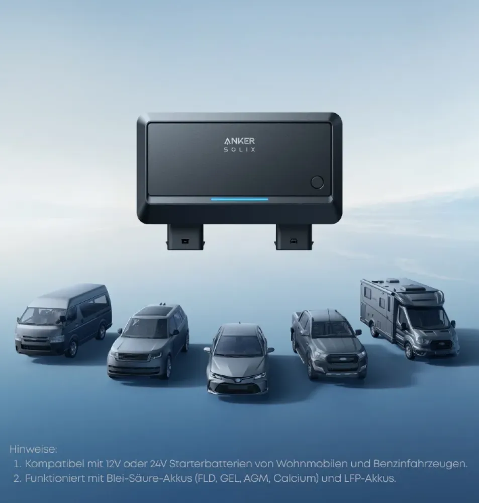 Fahrzeug-Kompatibilitaet: 12V/24V-Starterbatterien in Van, SUV, PKW und Wohnmobil (Blei-Saeure, GEL, AGM, Calcium, LFP)