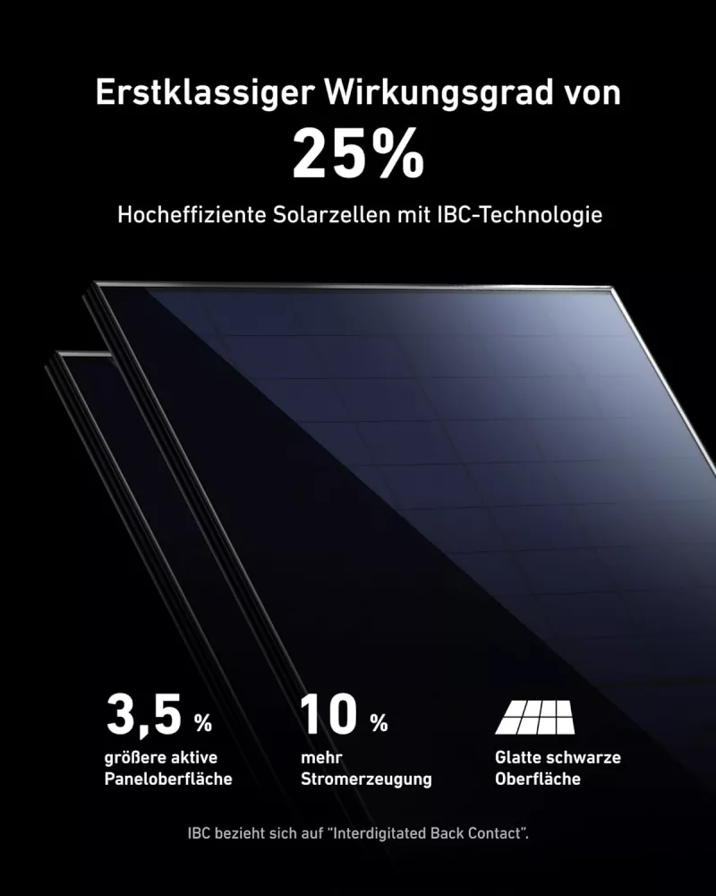 890W Anker Solix Balkonkraftwerk RS40P, MI80 Wechselrichter, 5m Schuko-Kabel 890W Anker Solix Balkonkraftwerk RS40P, MI80 Wechselrichter, 5m Schuko-Kabel